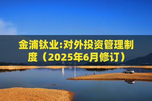 金浦钛业:对外投资管理制度（2025年6月修订）