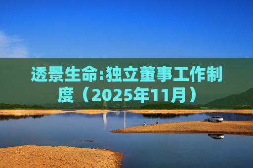透景生命:独立董事工作制度（2025年11月）
