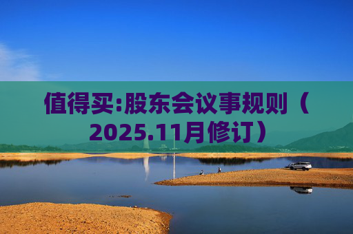 值得买:股东会议事规则（2025.11月修订）