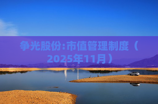 争光股份:市值管理制度（2025年11月）