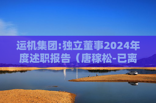 运机集团:独立董事2024年度述职报告（唐稼松-已离任）