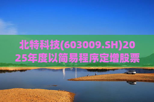 北特科技(603009.SH)2025年度以简易程序定增股票申请获审核通过