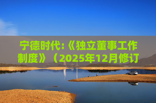 宁德时代:《独立董事工作制度》（2025年12月修订）