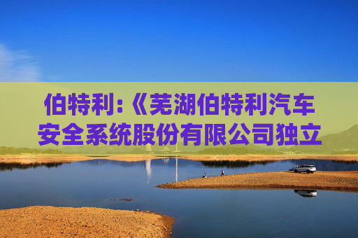 伯特利:《芜湖伯特利汽车安全系统股份有限公司独立董事工作制度》（2025年12月修订）