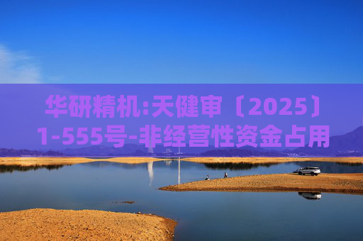 华研精机:天健审〔2025〕1-555号-非经营性资金占用及其他关联资金往来情况的专项审计说明  第1张