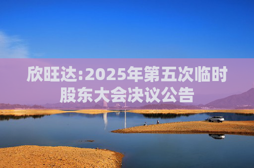 欣旺达:2025年第五次临时股东大会决议公告
