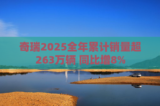 奇瑞2025全年累计销量超263万辆 同比增8%  第1张