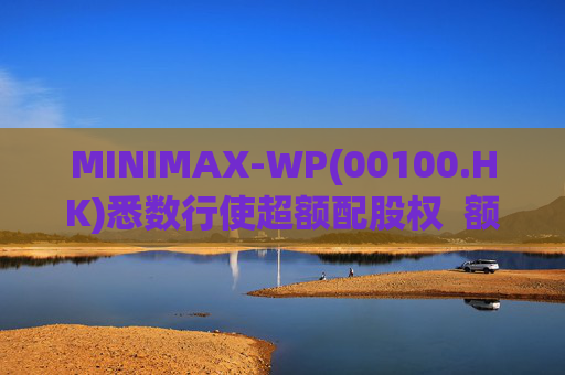 MINIMAX-WP(00100.HK)悉数行使超额配股权  额外筹资6.97亿港元