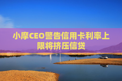 小摩CEO警告信用卡利率上限将挤压信贷