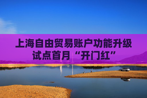 上海自由贸易账户功能升级试点首月“开门红”