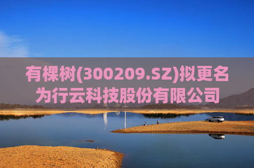 有棵树(300209.SZ)拟更名为行云科技股份有限公司