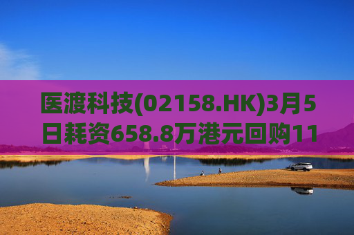 医渡科技(02158.HK)3月5日耗资658.8万港元回购116.7万股  第1张