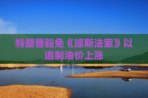 特朗普豁免《琼斯法案》以遏制油价上涨