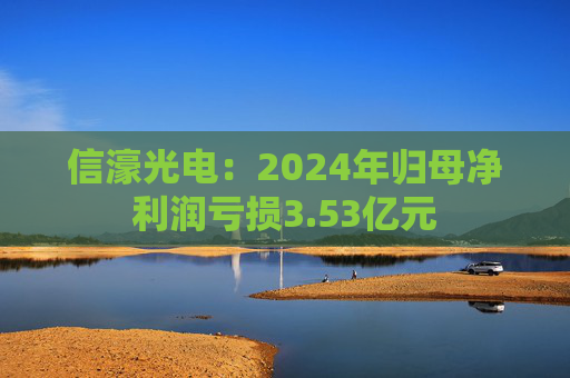信濠光电：2024年归母净利润亏损3.53亿元
