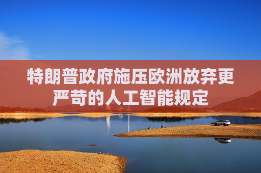 特朗普政府施压欧洲放弃更严苛的人工智能规定  第1张