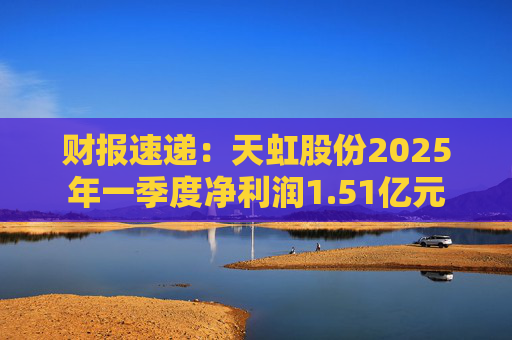 财报速递：天虹股份2025年一季度净利润1.51亿元  第1张