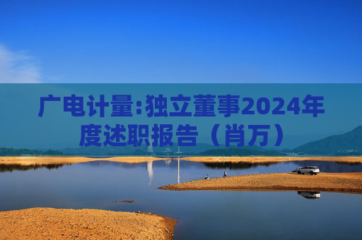 广电计量:独立董事2024年度述职报告（肖万）