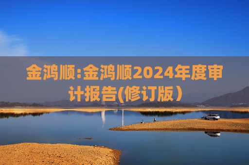 金鸿顺:金鸿顺2024年度审计报告(修订版）