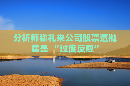 分析师称礼来公司股票遭抛售是 “过度反应”