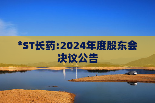 *ST长药:2024年度股东会决议公告