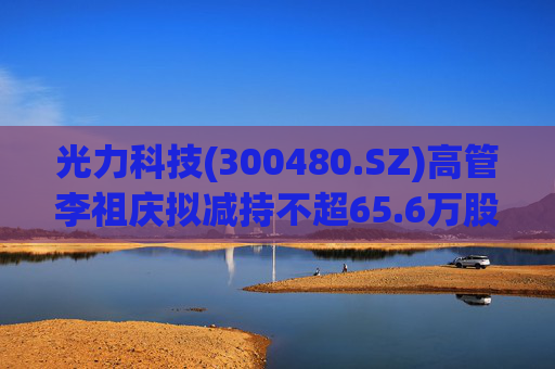 光力科技(300480.SZ)高管李祖庆拟减持不超65.6万股