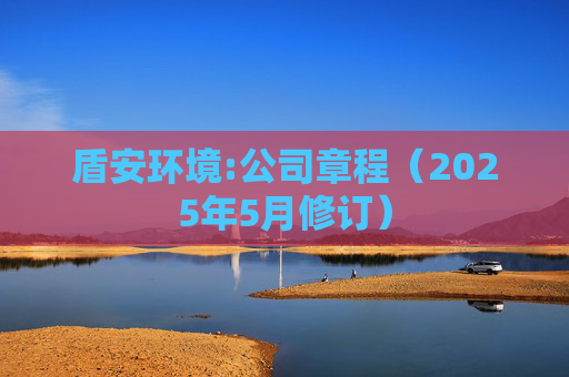 盾安环境:公司章程（2025年5月修订）