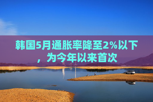 韩国5月通胀率降至2%以下，为今年以来首次