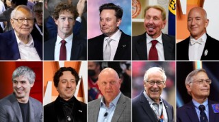 美国十大富豪过去一年财富增加3650亿美元 马斯克冲击万亿富翁