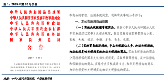 【菜系周报】2025年第83号公告发布，“内销”悬念再起  第3张