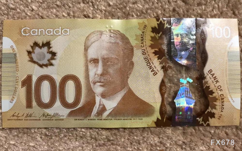 美元指数小幅走低，美元兑加元维持高位震荡，等待突破  第1张