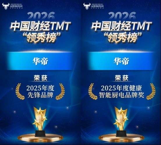 揽获五项大奖！华帝树立厨电高质量发展新标杆  第1张